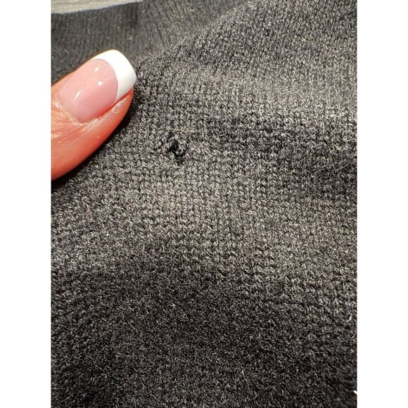 Vince Knit Cashmere Wool Hoodie in Black - Picture 3 of 5